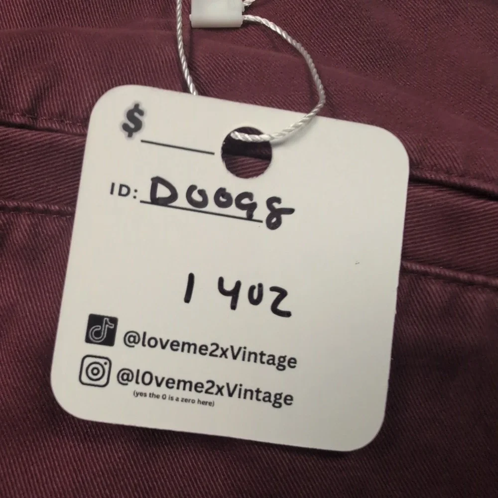 Brooks Brothers Clark Chinos Pants Burgundy W35 L32‎